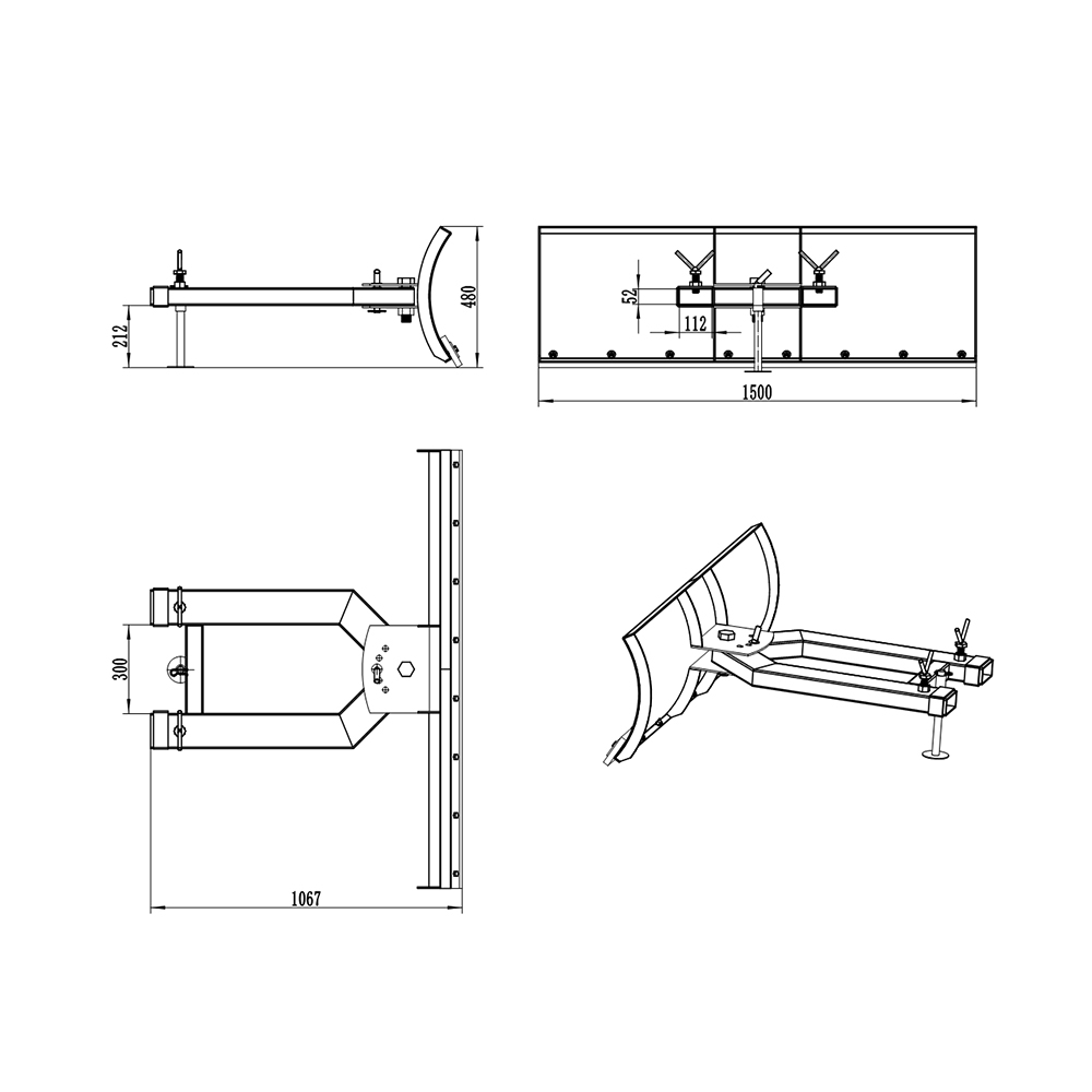 Отвал снегоочистителя details